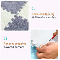 Interlocking Carpet Tiles Mat (6pc)